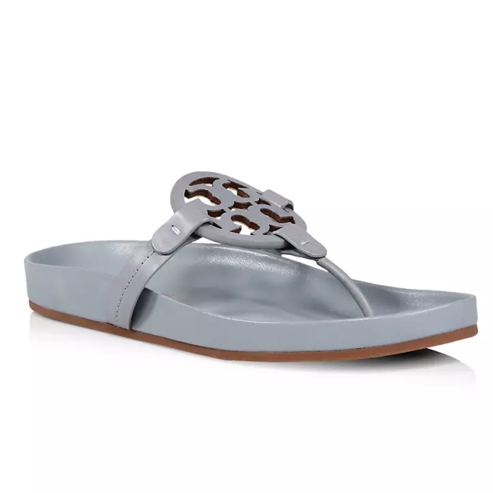 Tory Burch Miller Cloud Sandals Cloud Blue - Picture 2 of 8